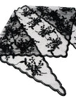 Angels Whisper Citta Lace Head Scarf Black