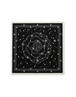 Angels Whisper Aster Patterned Head Scarf Black