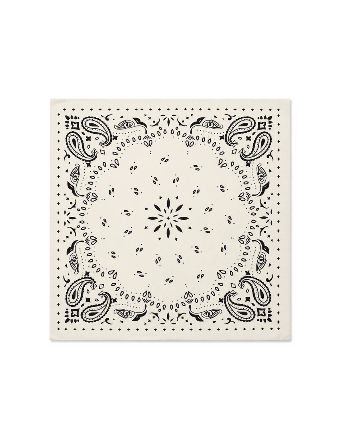 Angels Whisper Solari Symmetric Head Scarf Cream/ Black