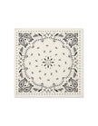 Angels Whisper Solari Symmetric Head Scarf Cream/ Black
