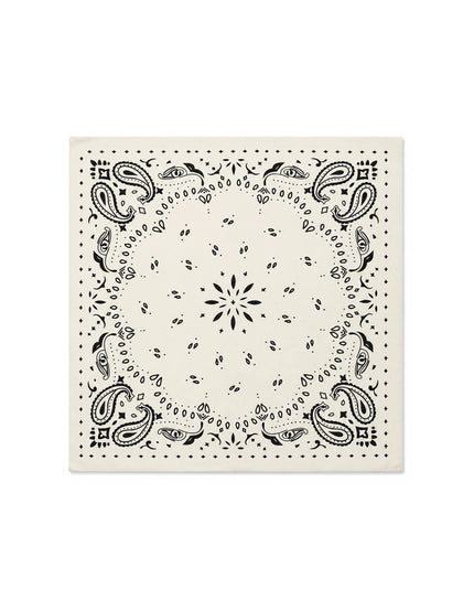 Angels Whisper Solari Symmetric Head Scarf Cream/ Black