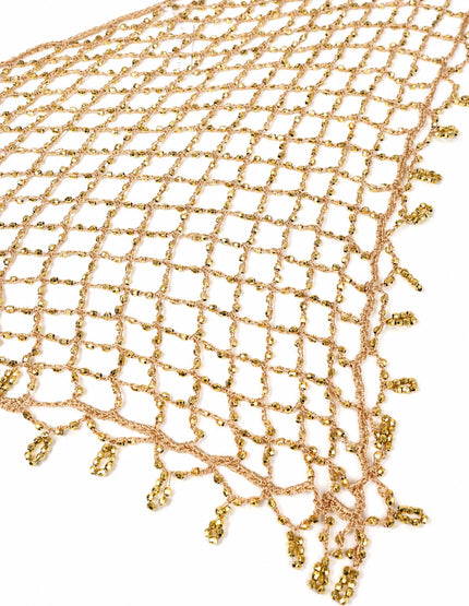Angels Whisper Dune Shimmering Waist Tie Gold
