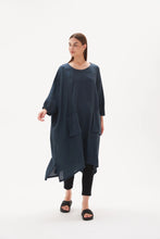 Load image into Gallery viewer, Tirelli Billow Pocket Relaxed Tunic Dark Ocean
