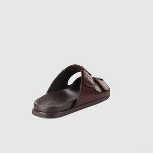 Wild Rhino Acton Mens Slide Sandals Brown