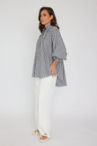 ALEXANDRA Danill Blouse Black Stripe