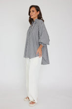 Load image into Gallery viewer, ALEXANDRA Danill Blouse Black Stripe
