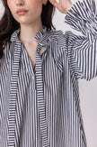 ALEXANDRA Danill Blouse Black Stripe