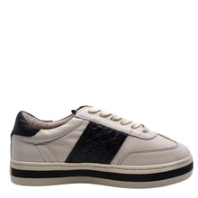 Load image into Gallery viewer, Alfie &amp; Evie Promise Cream/ Black Croc Leather
