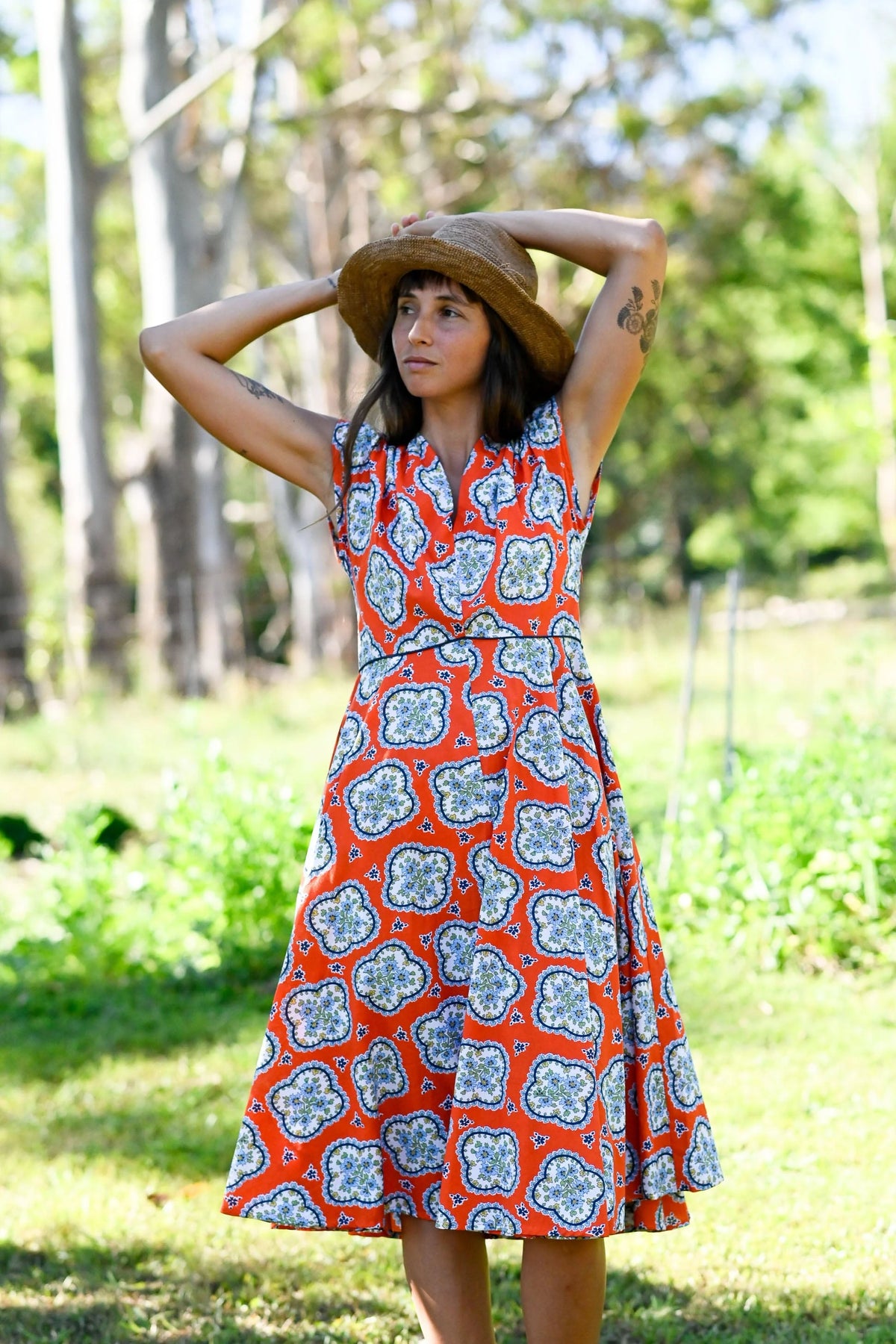 Lazybones Allegra Dress Aloha Print