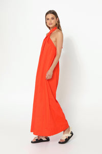 Madison The Label Amber Maxi Dress Flame