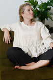 Lazybones Amelia Top Cream Linen