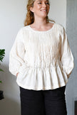 Lazybones Amelia Top Cream Linen