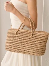 Load image into Gallery viewer, Angels Whisper Tressa Beach Bag Straw Tan
