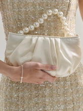 Load image into Gallery viewer, Angels Whisper Victoria Satin Strap Bag White
