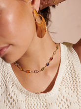 Load image into Gallery viewer, Lustre &amp; Sage Sorrento Vivid 18K Gold Plated Necklace Multi
