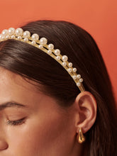 Load image into Gallery viewer, Angels Whisper Diva Pearl Statement Headband
