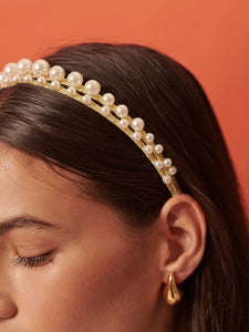 Angels Whisper Diva Pearl Statement Headband