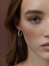 Load image into Gallery viewer, Lustre &amp; Sage Camilie Pave 18K Gold Plated Earrings
