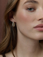 Load image into Gallery viewer, Lustre &amp; Sage Camilie Pave 18K Gold Plated Earrings
