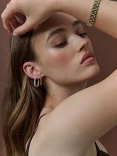 Load image into Gallery viewer, Lustre &amp; Sage Camilie Pave 18K Gold Plated Earrings
