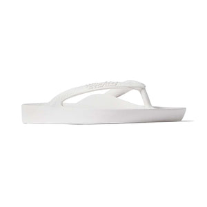 Archies Arch Support Thongs White