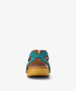 Vayah Ari Platform Heels Turquoise Combo Leather