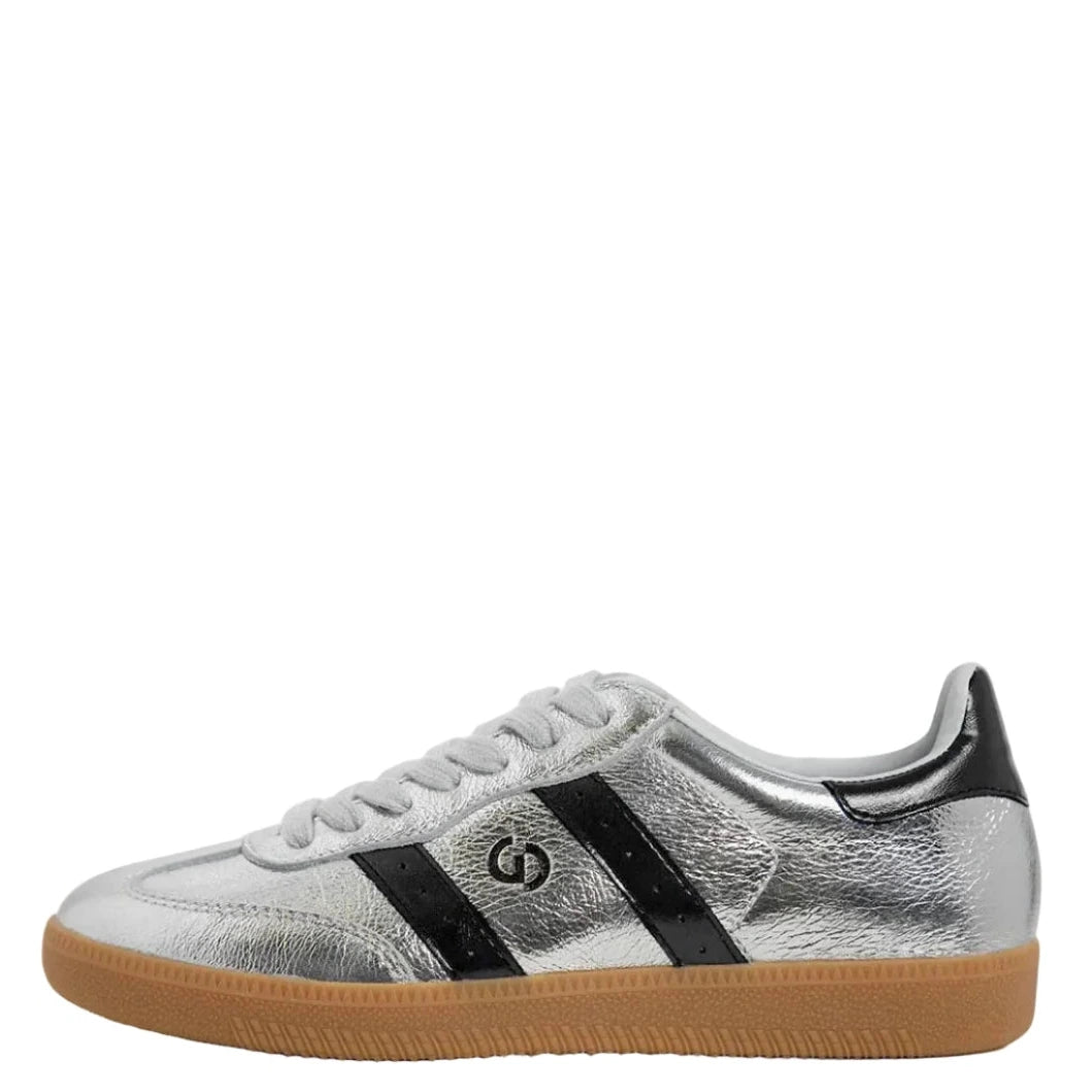 Goodsole 2001 Parallel Sneakers Silver/Black Metallic
