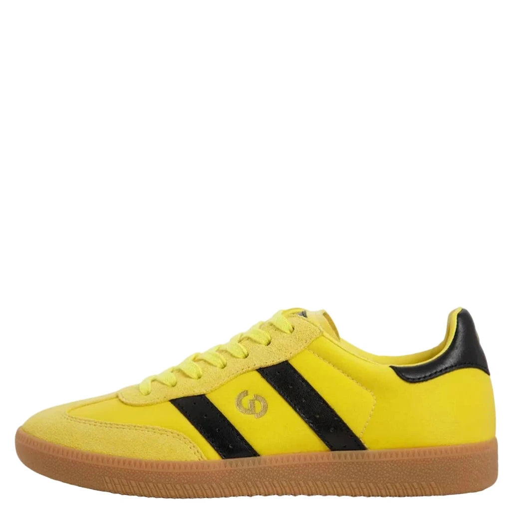 Goodsole 2001 Parallel Sneakers Yellow Nylon/ Black Leather
