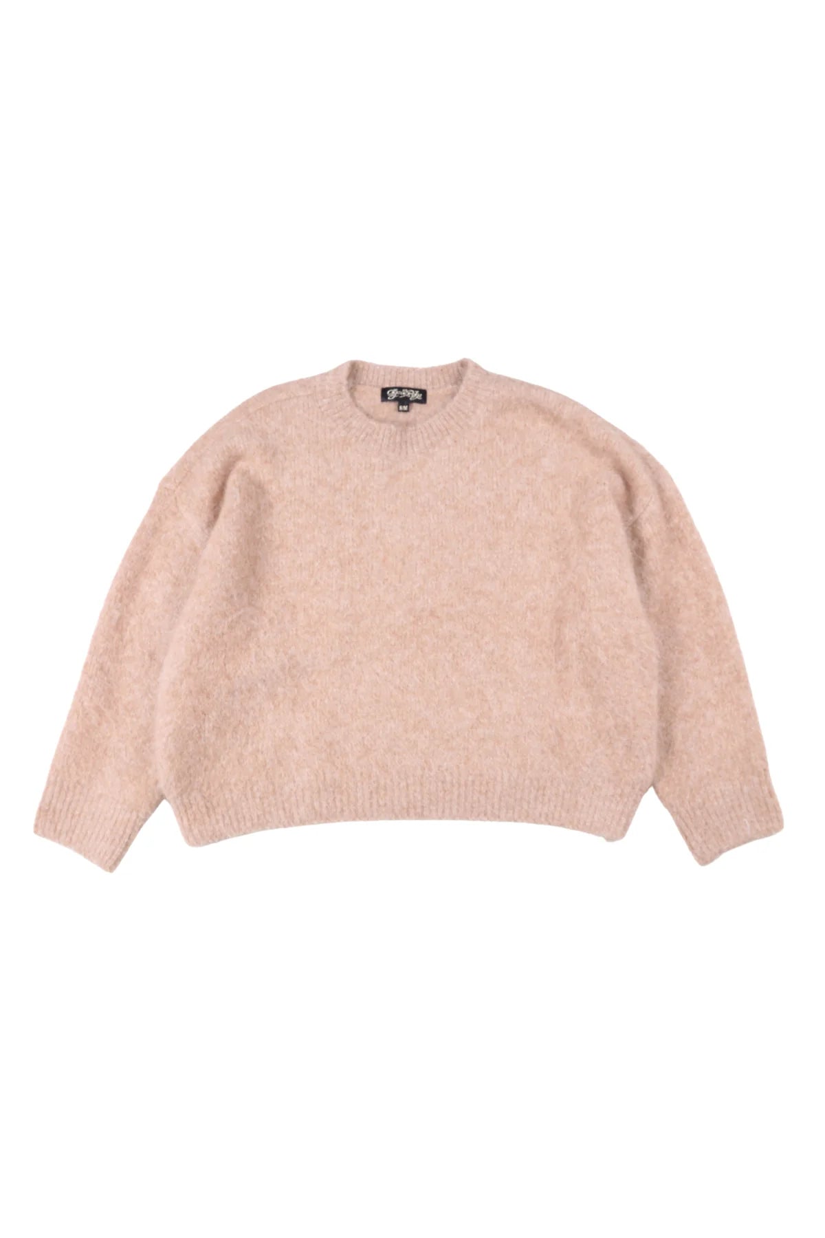 Olga De Polga Aspen Knit Sweater Beige Alpaca