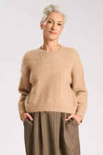 Load image into Gallery viewer, Olga De Polga Aspen Knit Sweater Beige Alpaca
