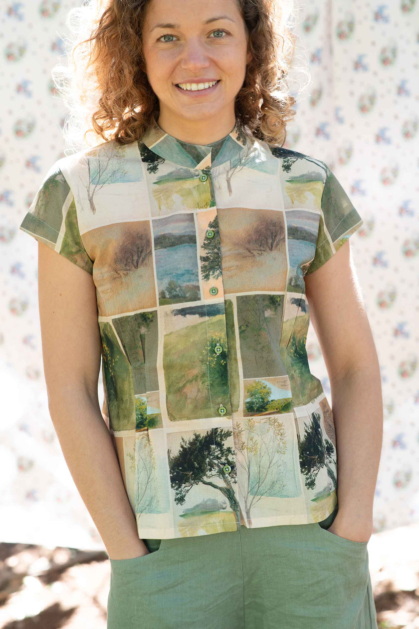 Lazybones Audrey Top Nature Studies