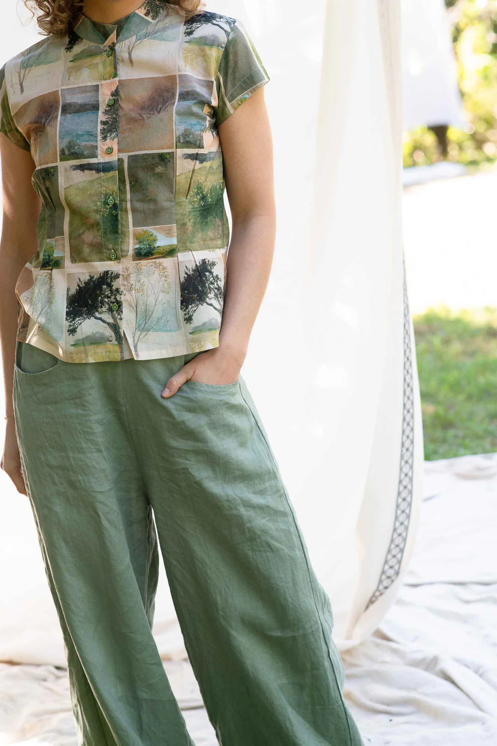 Lazybones Audrey Top Nature Studies