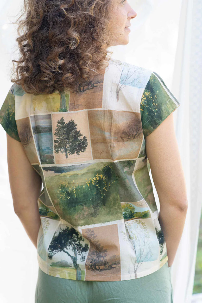 Lazybones Audrey Top Nature Studies