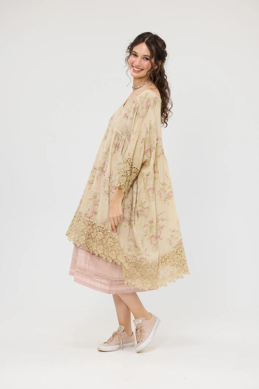 Miss Rose Sister Violet Avalon Floral Dress Faded Rose