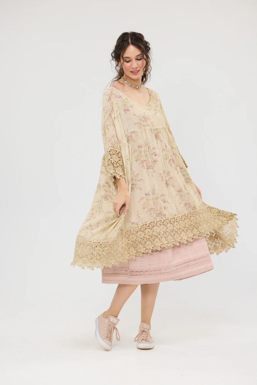 Miss Rose Sister Violet Avalon Floral Dress Faded Rose