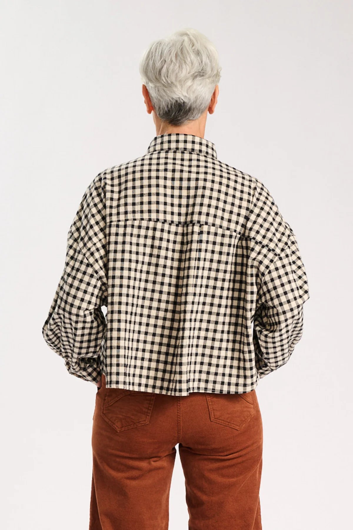 Olga de Polga Axis Cotton Shirt Gingham