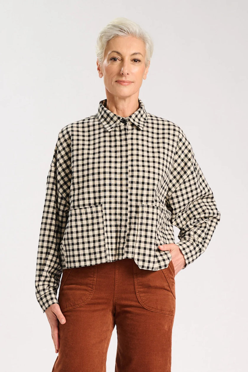 Olga de Polga Axis Cotton Shirt Gingham