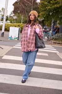Barry Made George Jacket Pink Check