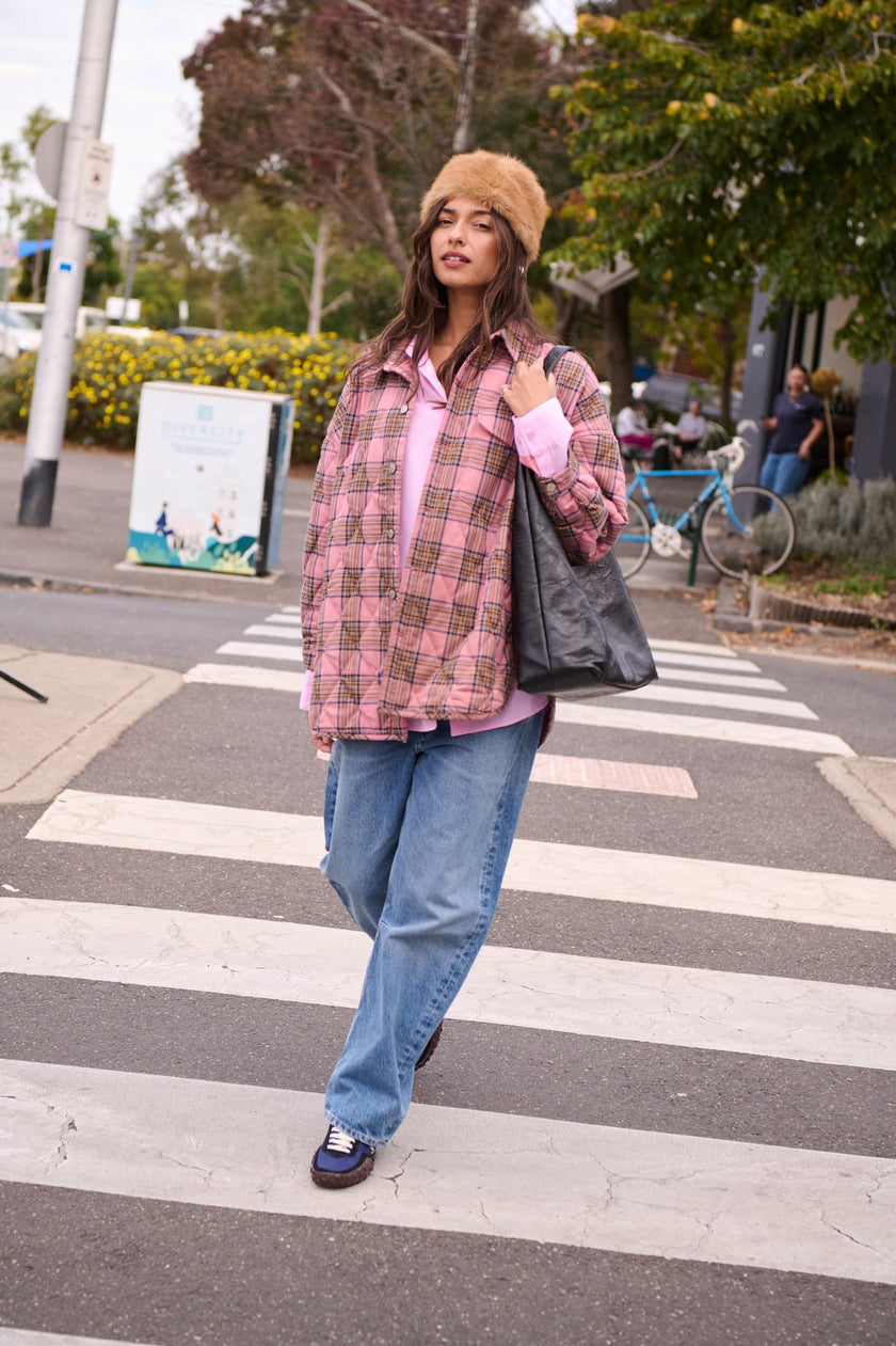 Barry Made George Jacket Pink Check
