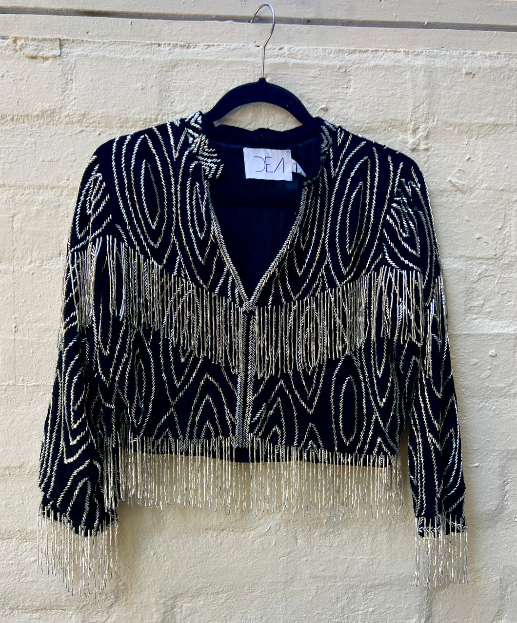 DEA Dolly Tassel Jacket Black Miss Gladys Sym Choon