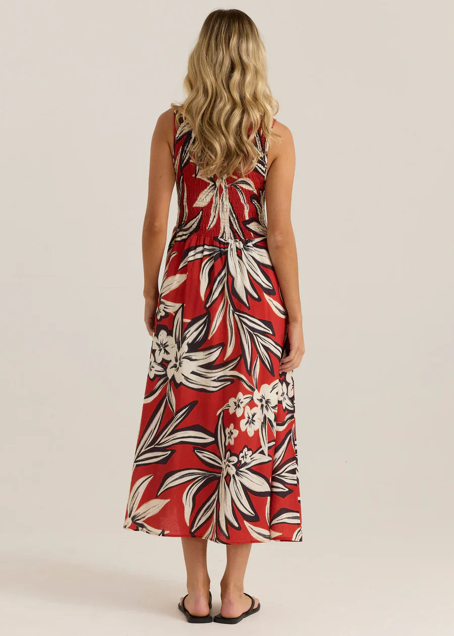 Sass Clothing Anella Tank Dress Asperula Floral