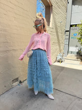 Load image into Gallery viewer, Trio Rouge Beth Tulle Skirt Sky Blue
