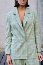 Load image into Gallery viewer, Barry Made Rowan Blazer Green Check
