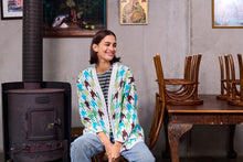 Load image into Gallery viewer, Barry Made Pimm Cardi Houndstooth
