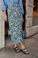Load image into Gallery viewer, Barry Made Conrad Skirt Blue Floral
