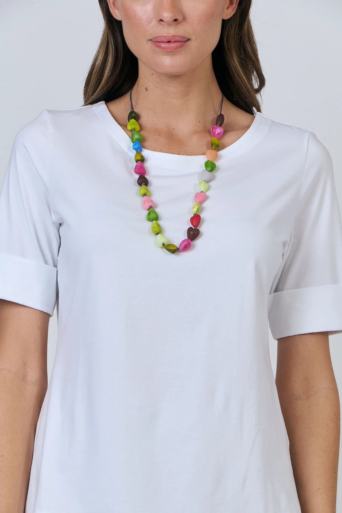 Namastai BB132 Resin Necklace Multi