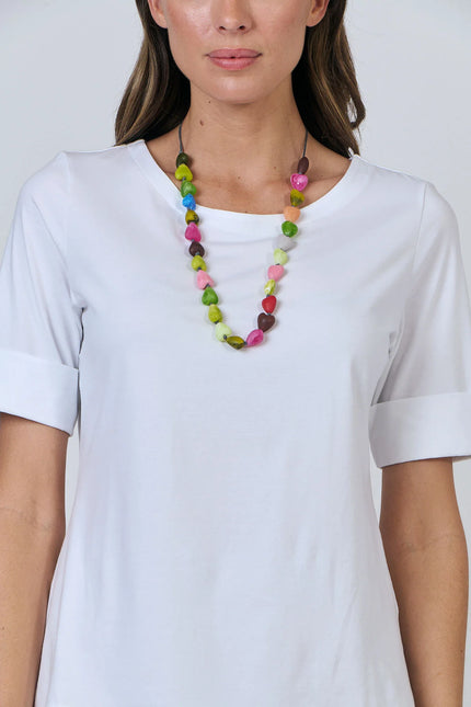 Namastai BB132 Resin Necklace Multi