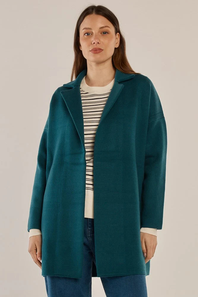 Betty Basics Bristol Coatigan Teal Green