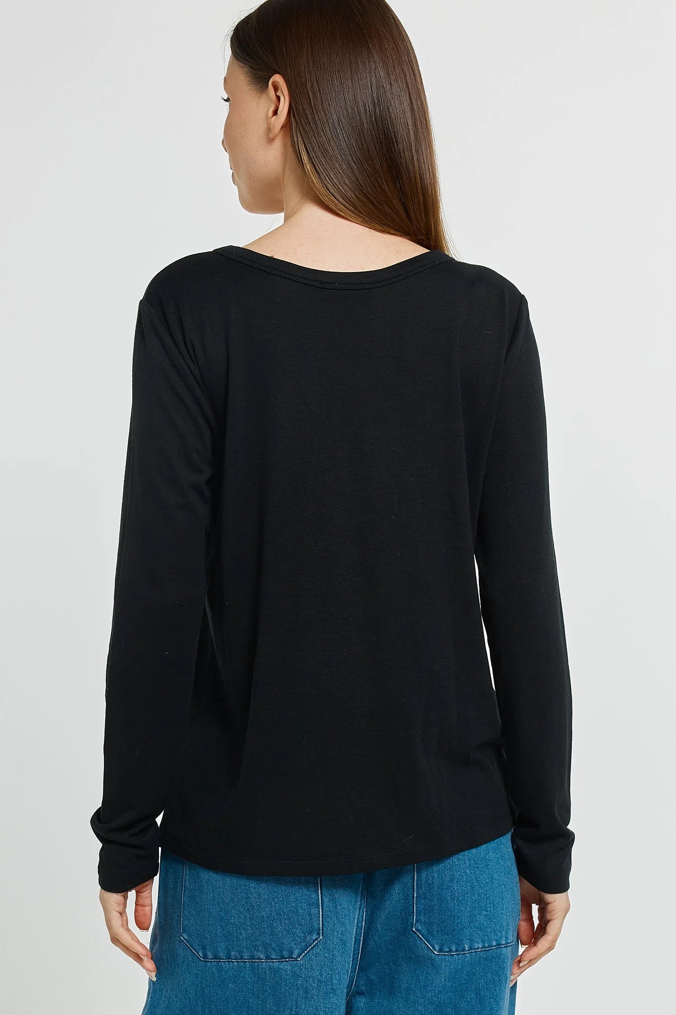 Betty Basics Westin Blended Wool Tee Black