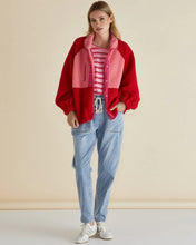 Load image into Gallery viewer, Betty Basics Franklin Fleecy Jacket Pink/ Red
